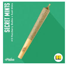 Photograph of Product: Secret Mints - Hybrid - Preroll [1g] (INSA)