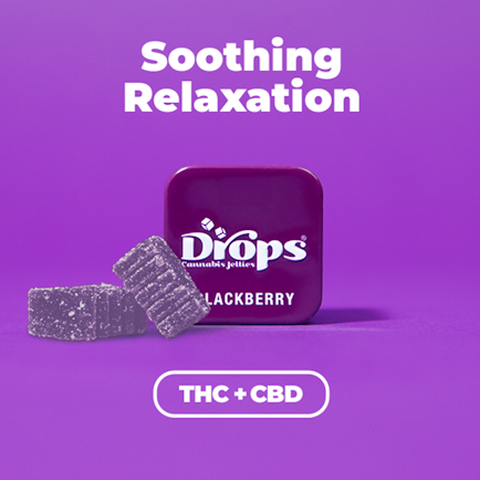 Photograph of product: BLACKBERRY SOOTHING RELAXATION 2PK 2:1 CBD:TH-oui