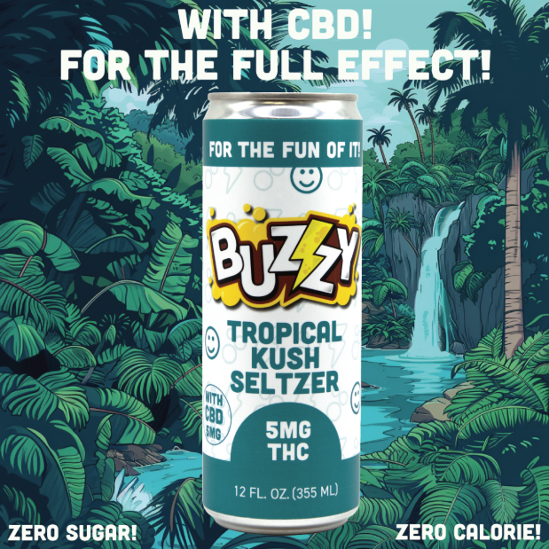 Photograph of product: Tropical Kush Seltzer | 5mg