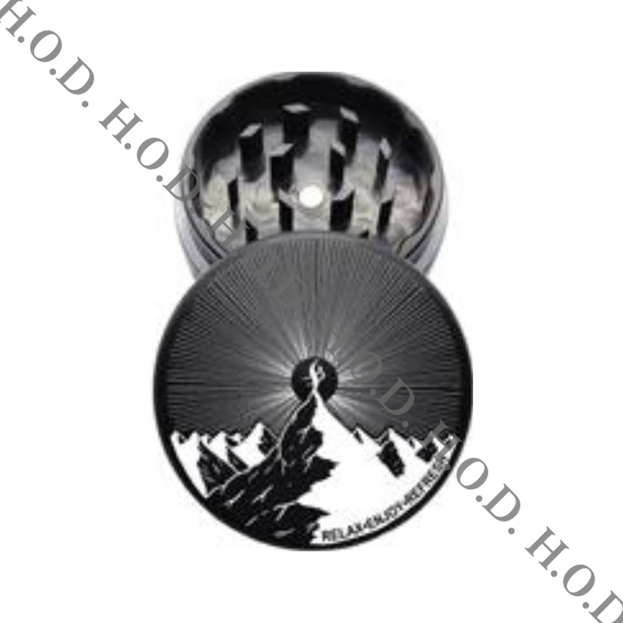 Photograph of product: 4Score x Tahoe Grinder Co. Black Mountain Top Grinder