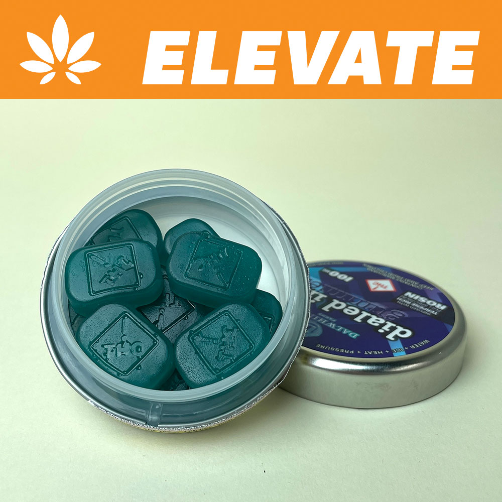 Photograph of product: Dialed In | Rosin Gummies - Trop Cherry | Gummies | 10pk | 100mg | Elevate