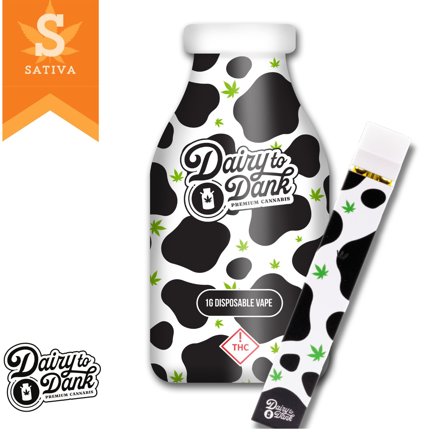 Photograph of product: D2D | Vaporizer | Distillate 1.0g | 1pk | Orange Soda | 1ml