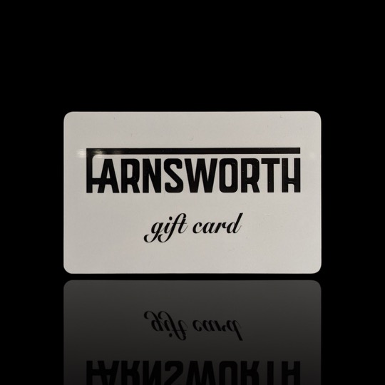 Photograph of product: Farnsworth Gift Card, $75