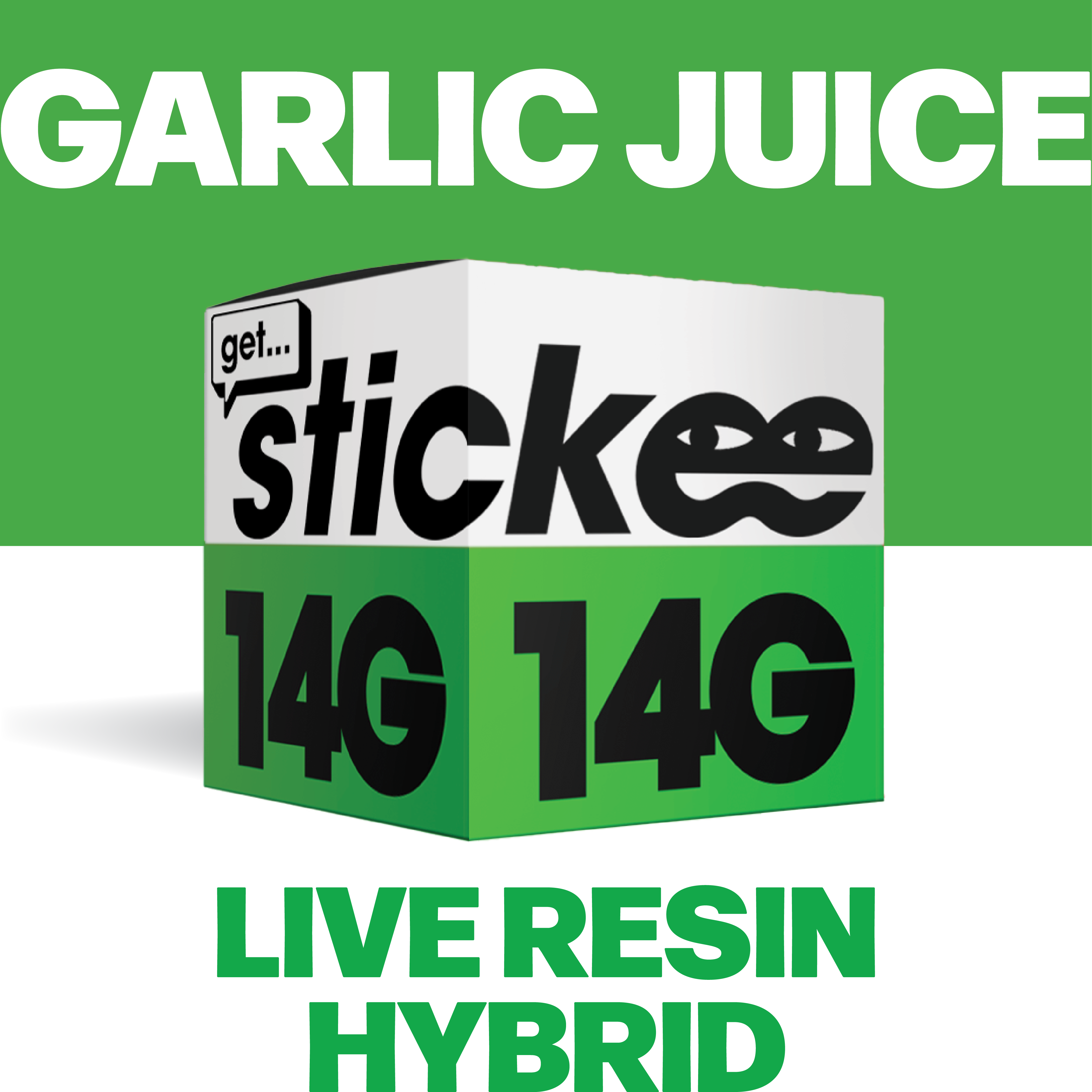 Photograph of product: STICKEE | Garlic Juice | 14G | Live Resin Concentrate