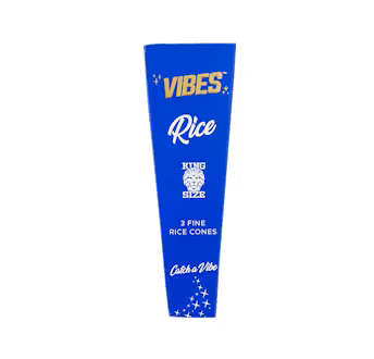 Photograph of product: Vibes - King Size Rice Cones 3pk