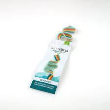 Photograph of product: Just Edibles | Sour Long Belts - Quad-Dro 10pc 100mg