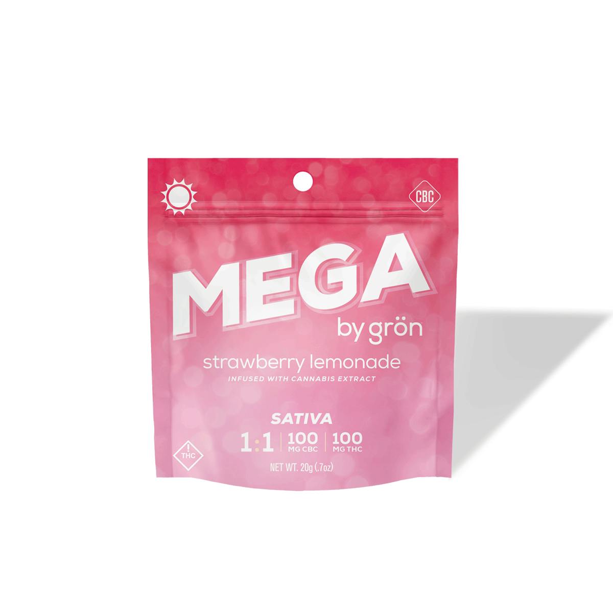 Photograph of product: Strawberry Lemonde Mega Pearls 1:1 TH-oui:CBC