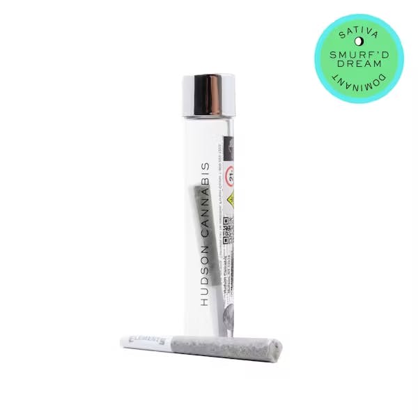 Photograph of Product: Hudson Cannabis - Smurf'd Dream Moon Walker Infused Joint - 1g 2pk