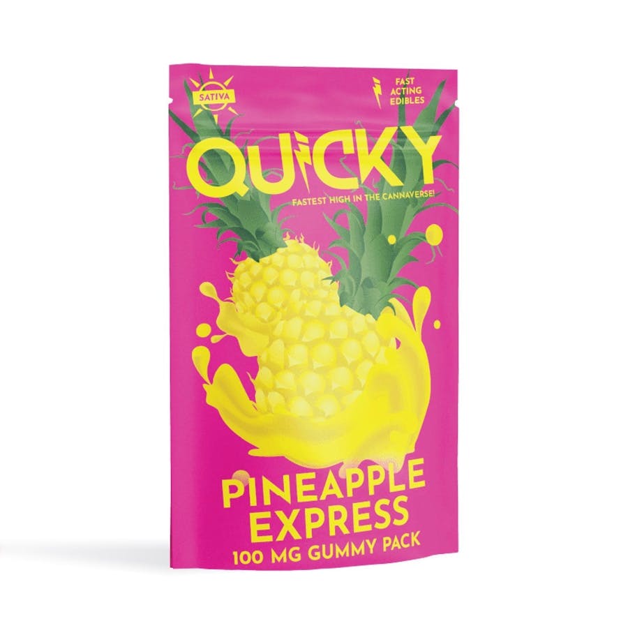 Photograph of product: (REC) Quicky Single Pineapple Express 10mg