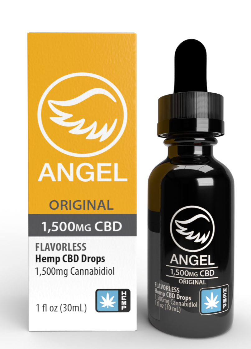 Photograph of product: Angel CBD Tincture : 1500mg - Unflavored Drops