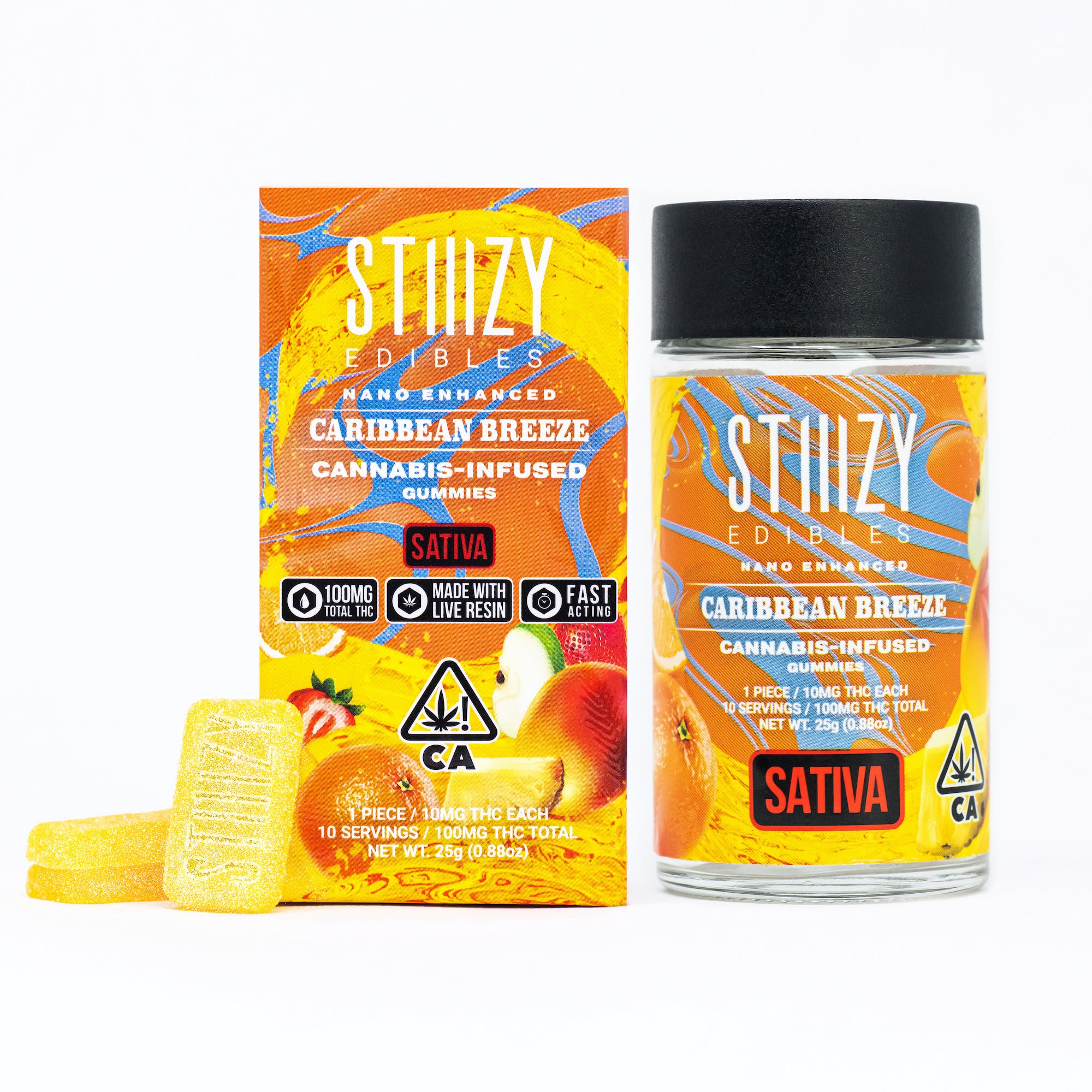 Photograph of product: Caribbean Breeze - Gummy - 100mg