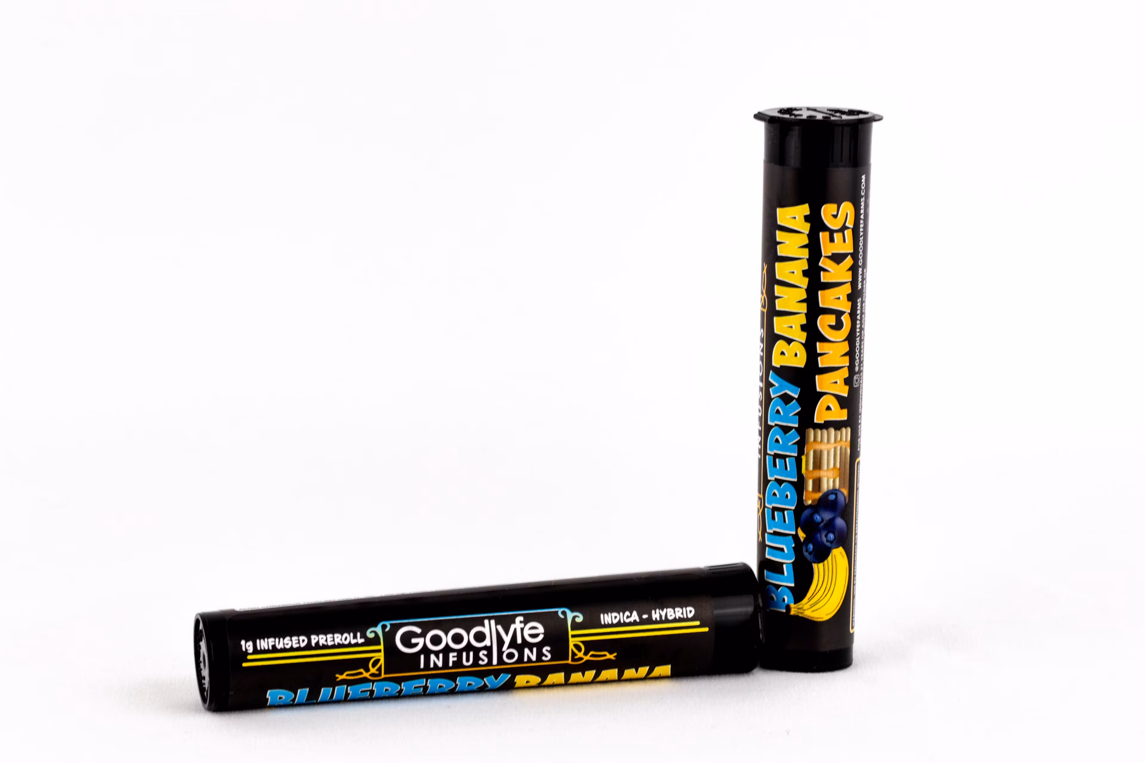Photograph of product: GoodLyfe Infusions - Blueberry Banana Pancakes - Infused Pre-Roll