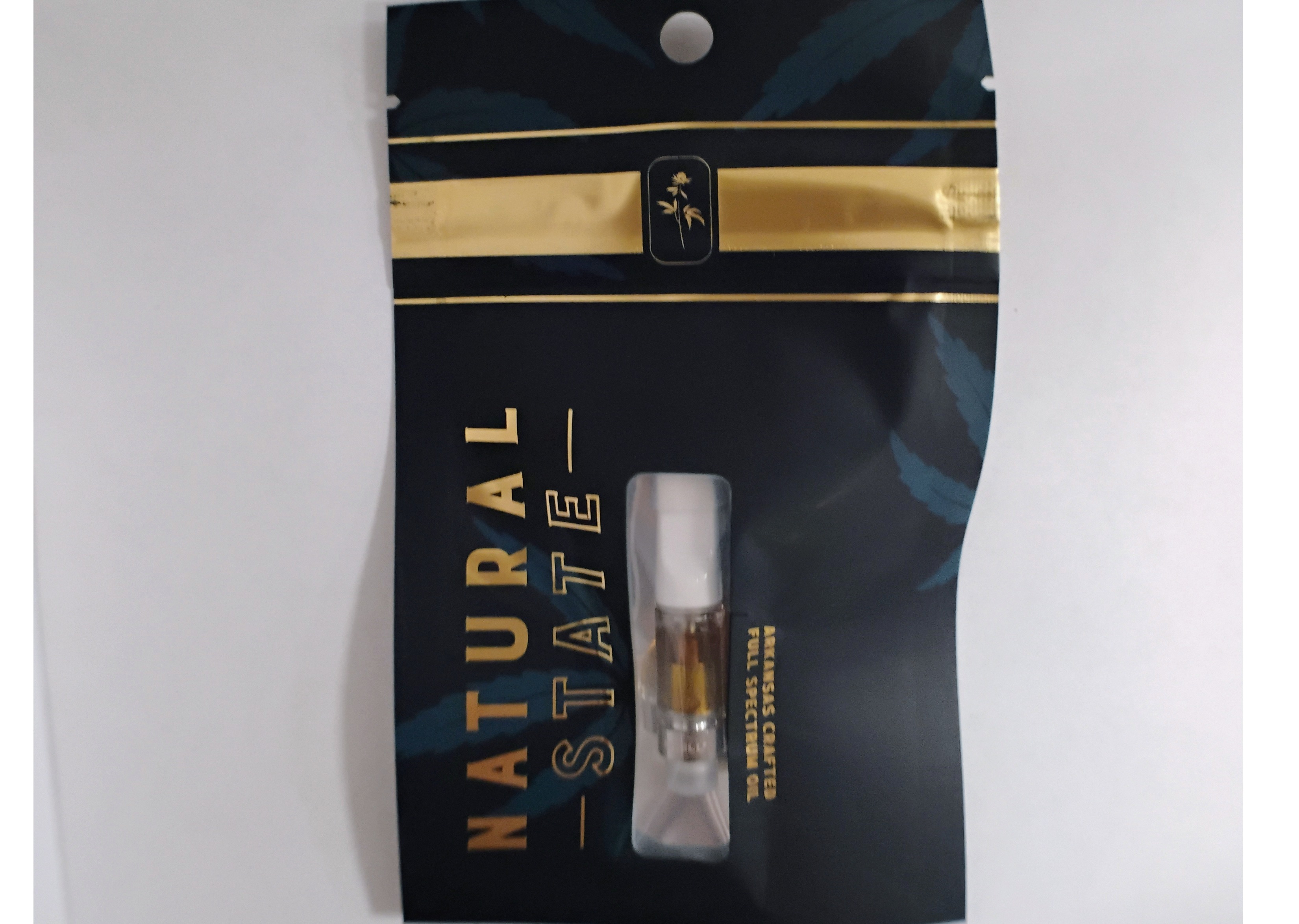Photograph of product: Natural State Blackwater HTFS Raw .5g Oui'd Cart