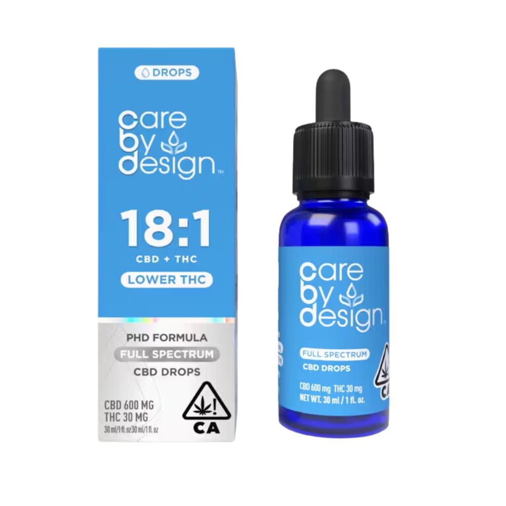 Photograph of product: 18:1 FULL SPECTRUM DROPS 30ML - CARE BY DESIGN