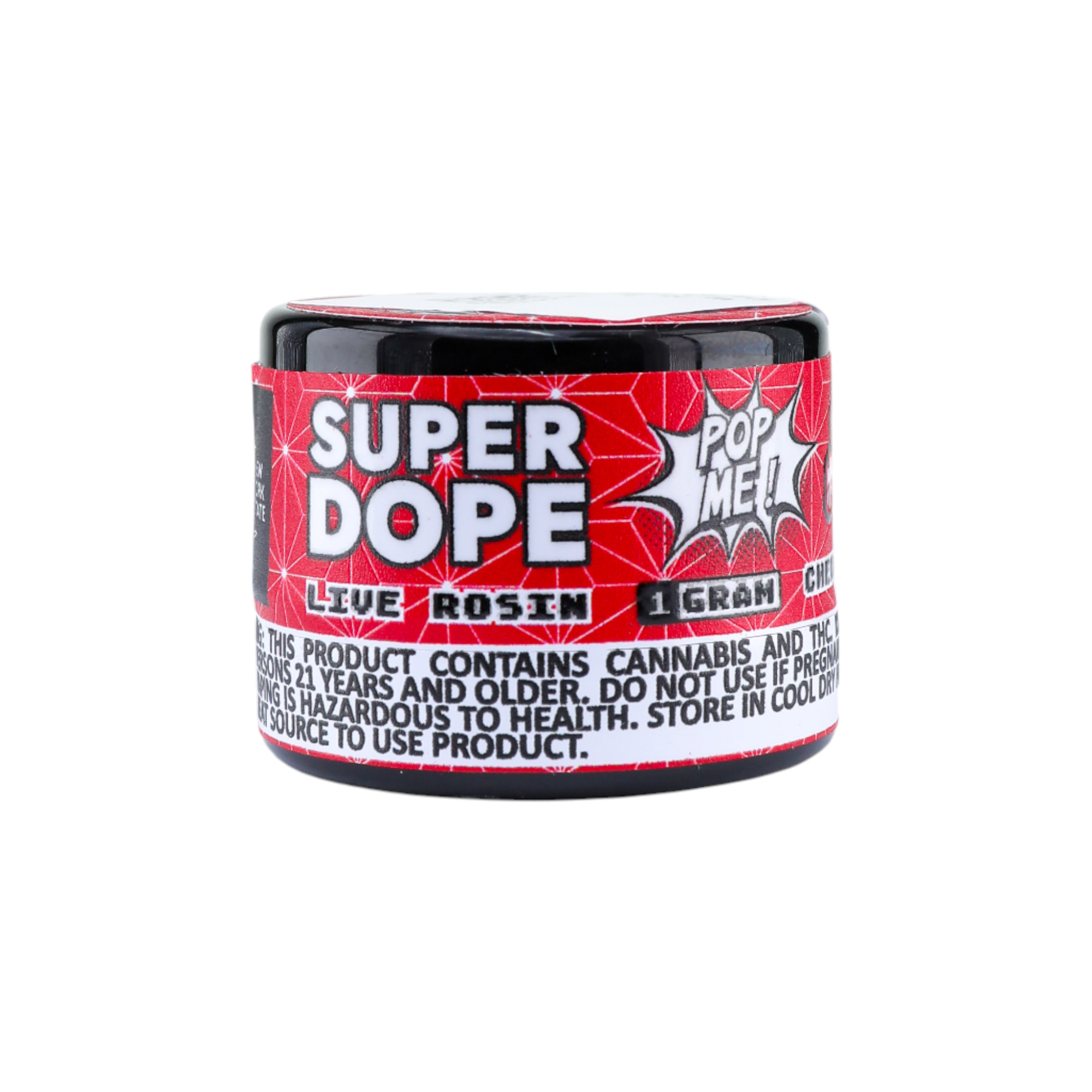 Photograph of product: Super Dope Cherry Popperz Rosin