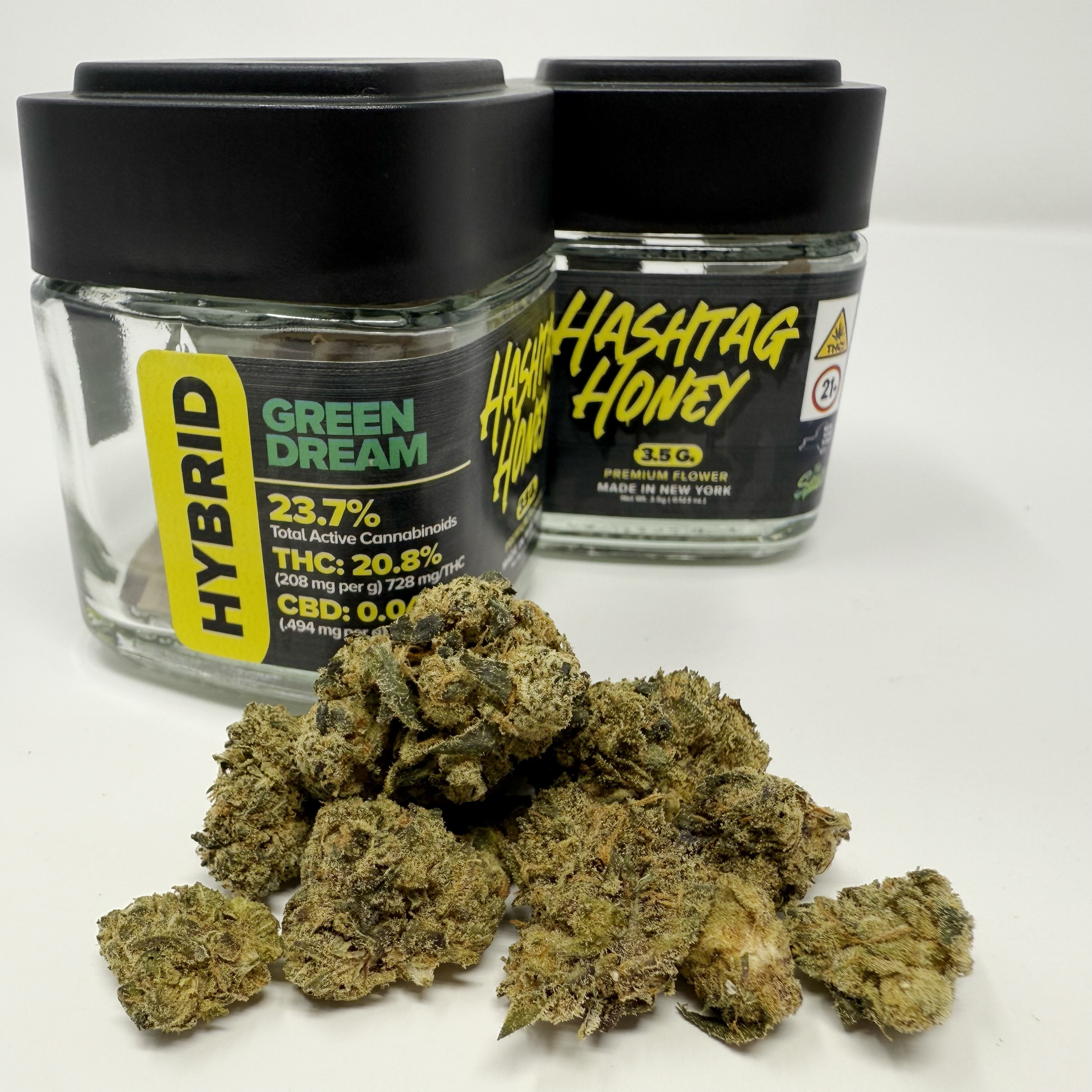 Photograph of product: au chocolattag Honey | Green Dream | Flower TAC 23.7% - 3.5g