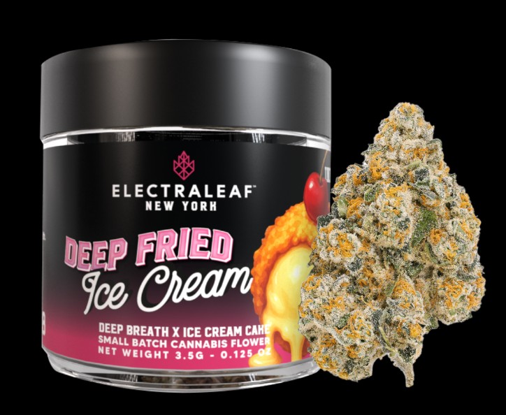 Photograph of product: Electraleaf | Deep Fried Ice Cream | Oui'd | 3.5g