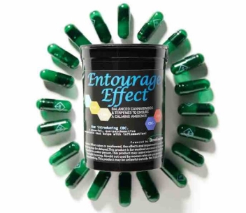 Photograph of product: Beneleaves | 220mg | Edibles | Capsules | 22 Pack | Entourage