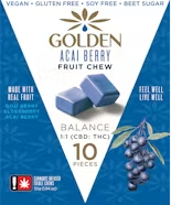 Photograph of product: 1:1 Acai Berry Fruit Chew | 10pk