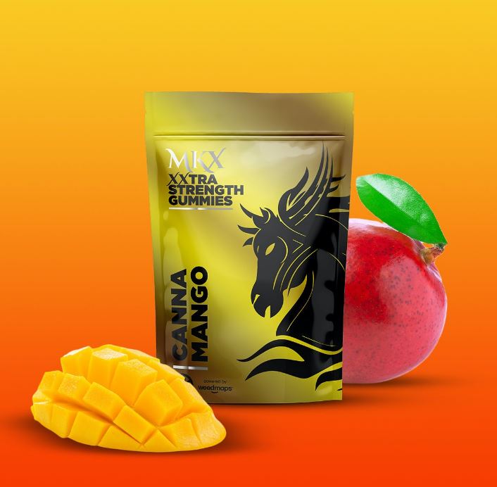 Photograph of product: DANK: Strawnana 200MG Gummies