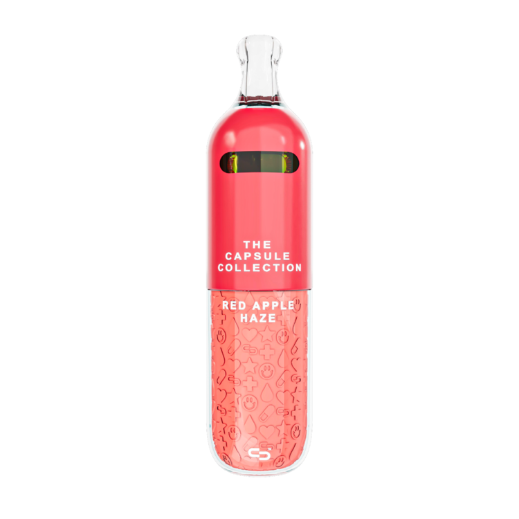 Photograph of product: Disposable Vape Red Apple Haze (Flavored) pejv