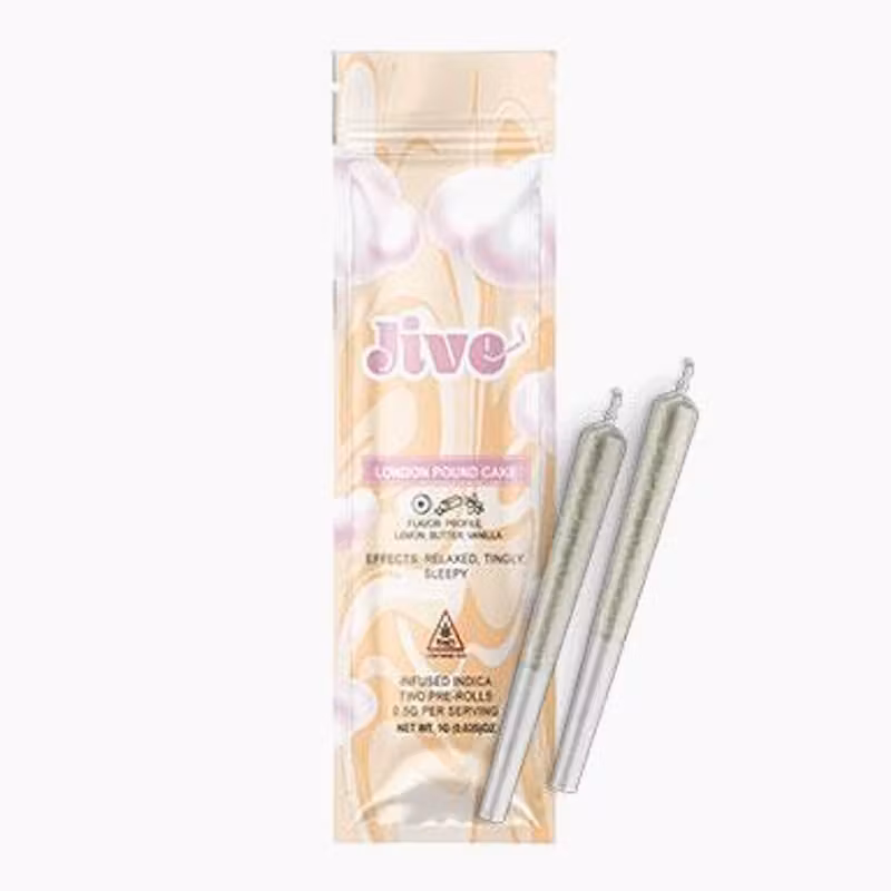 Photograph of product: London Pound Cake- JIVE- 2Pck Pre Rolls