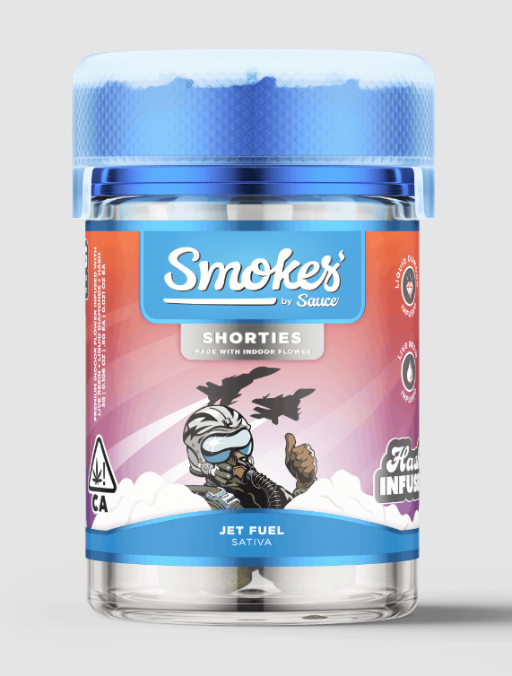 Photograph of product: Sauce - Smokies Infused Pre Rolls Multi Pack 3g Jet Fuel (Oui'd) x 5)