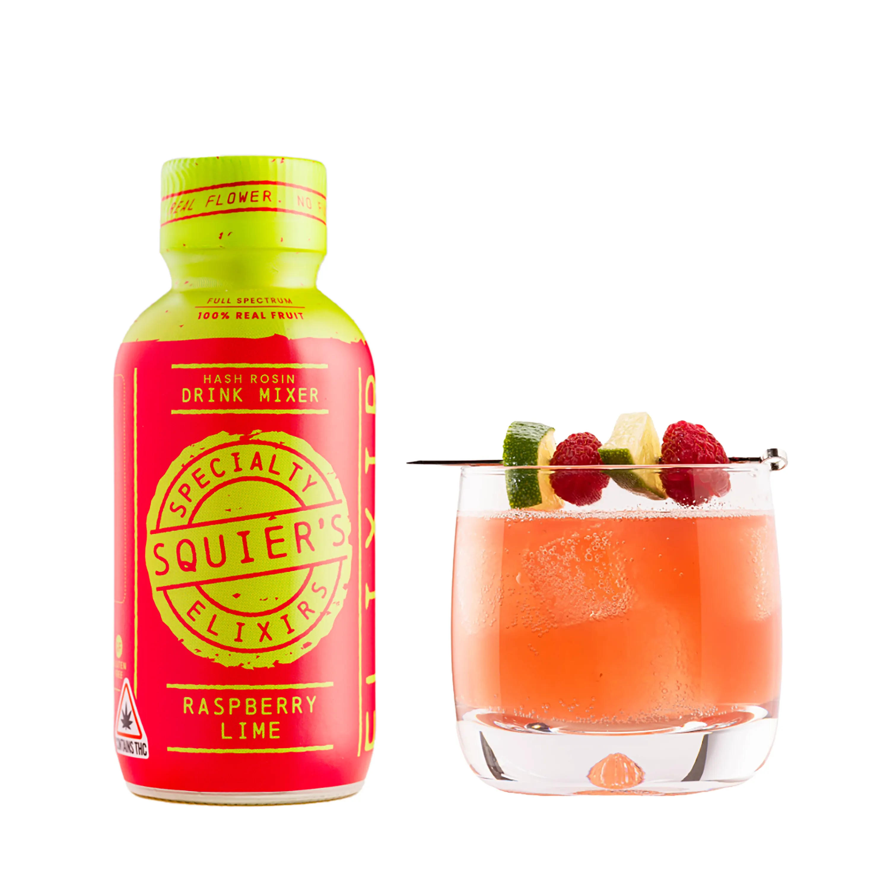 Photograph of product: Raspberry Lime Rosin Elixir | 500mg