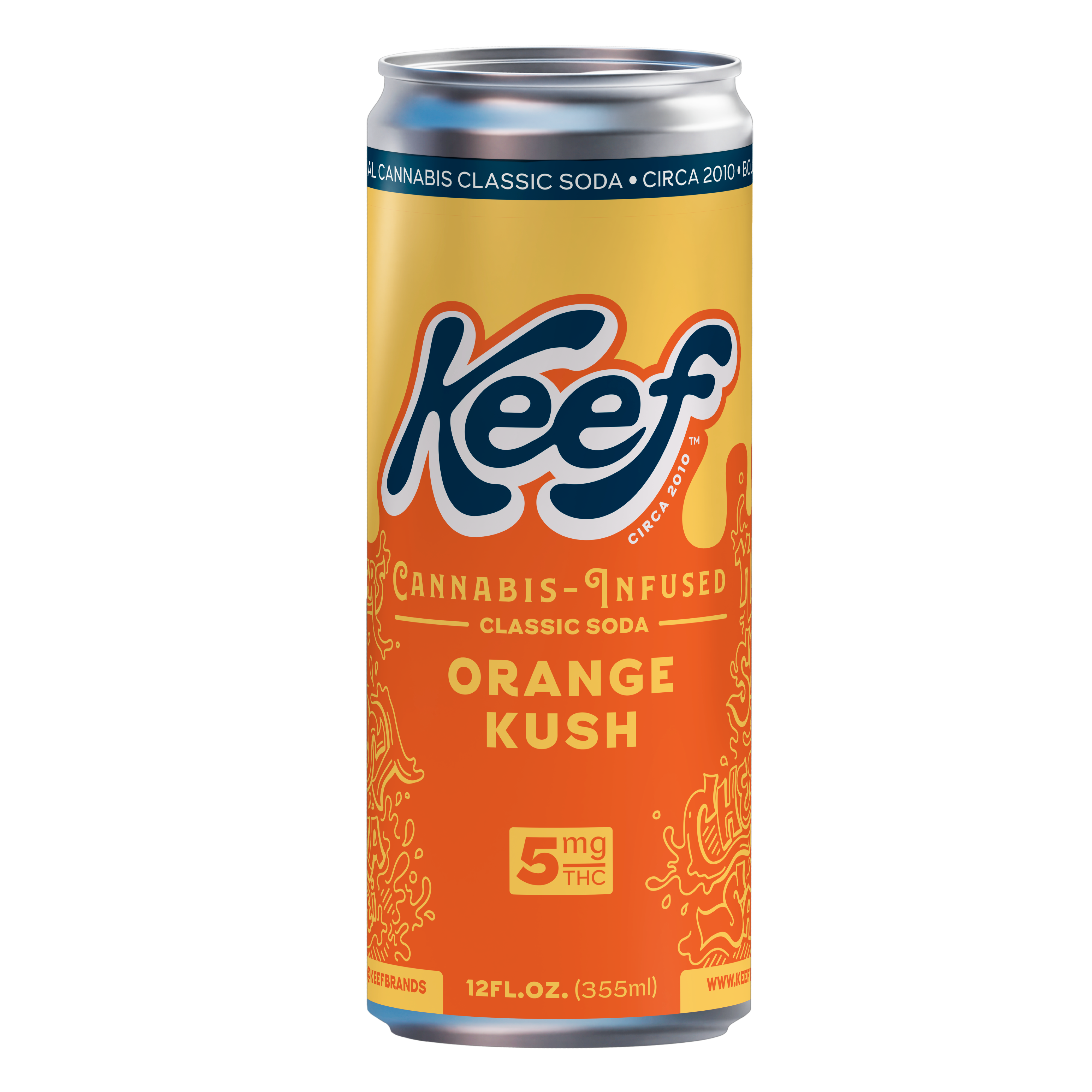 Photograph of Product: Keef Classic Soda Orange Kush | 5mg