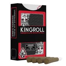 Photograph of product: [Kingroll] Infused Preroll 4Pk - Watermelon Z x Cannalope Kush (I) - 