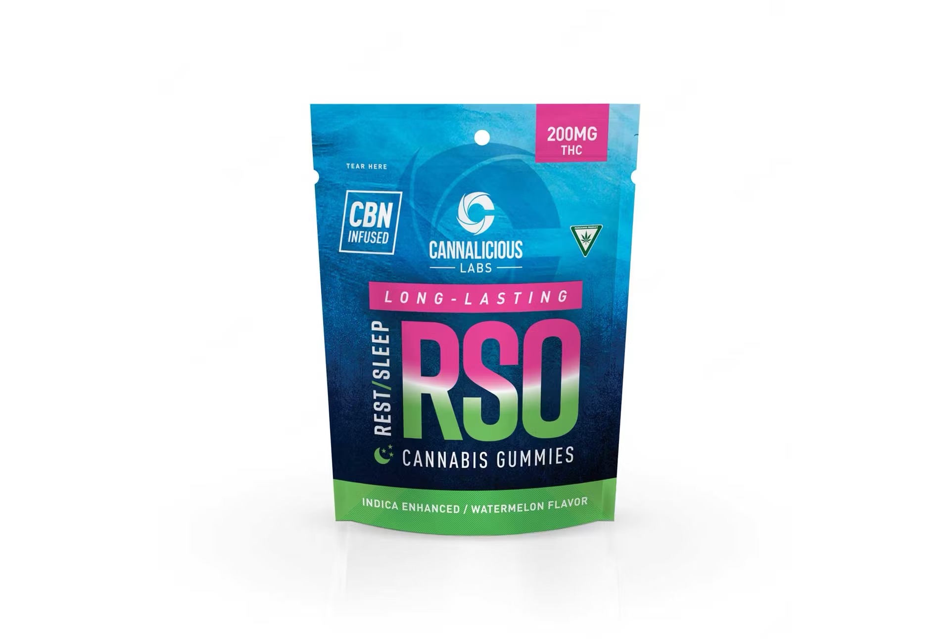 Photograph of product: Watermelon rest RSO Gummies (I)
