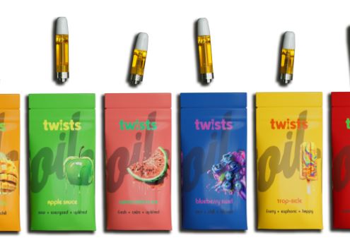 Photograph of product: Oil Twist Cartridge 1g Tropsicle