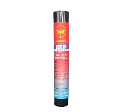 Photograph of product: Dragonfly - Red Razzleberry - Infused Pre Roll - - Hybrid
