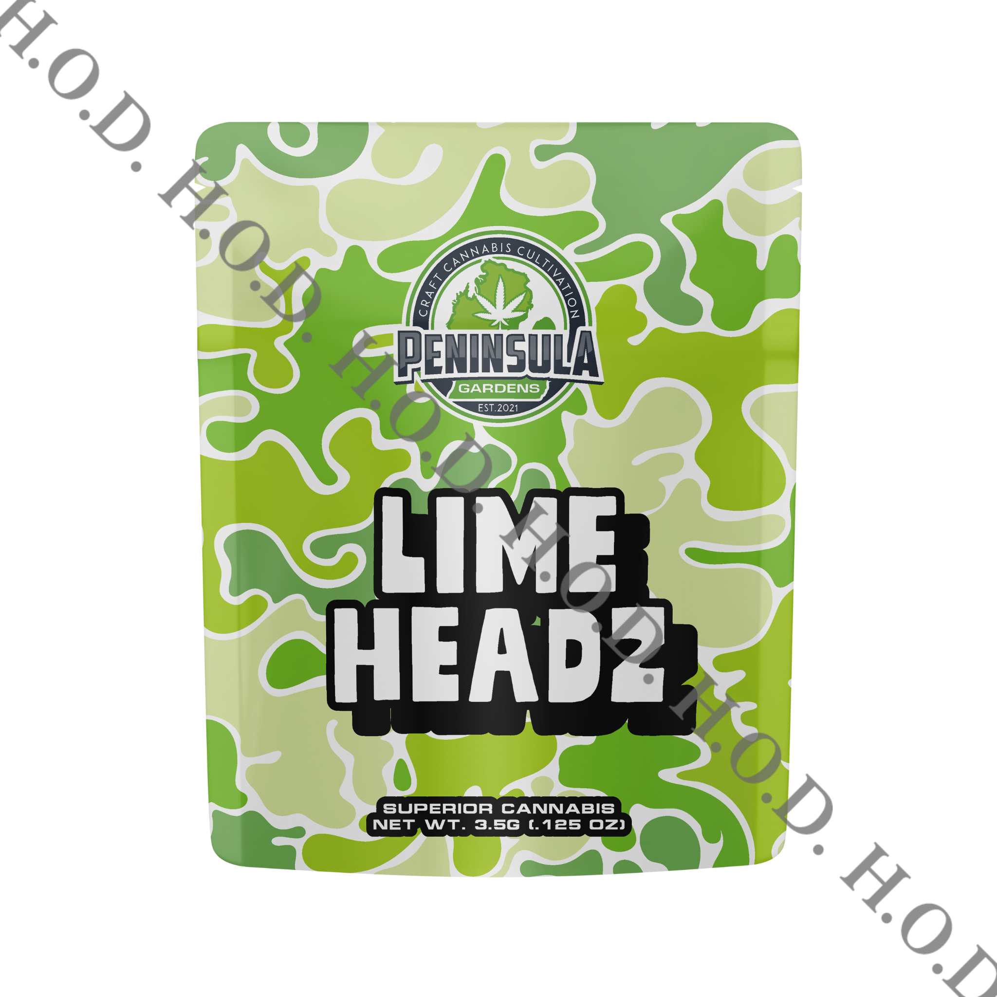 Photograph of Product: Peninsula Gardens Lime Headz 3.5g