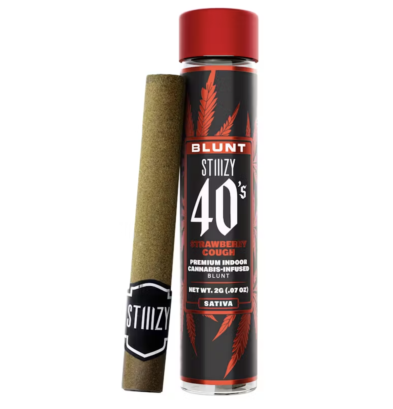 Photograph of product: 40's Infused Blunt 2g - Strawberry Cough (S)