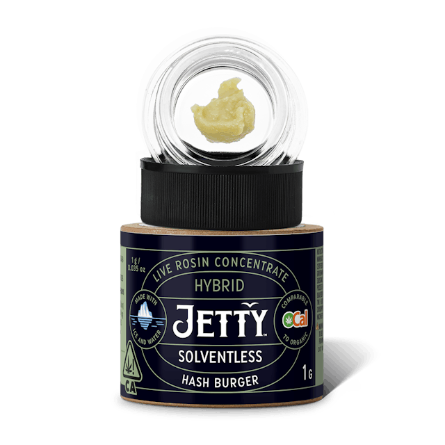 Photograph of product: au chocolat Burger OCal Live Rosin Concentrate 1g - 