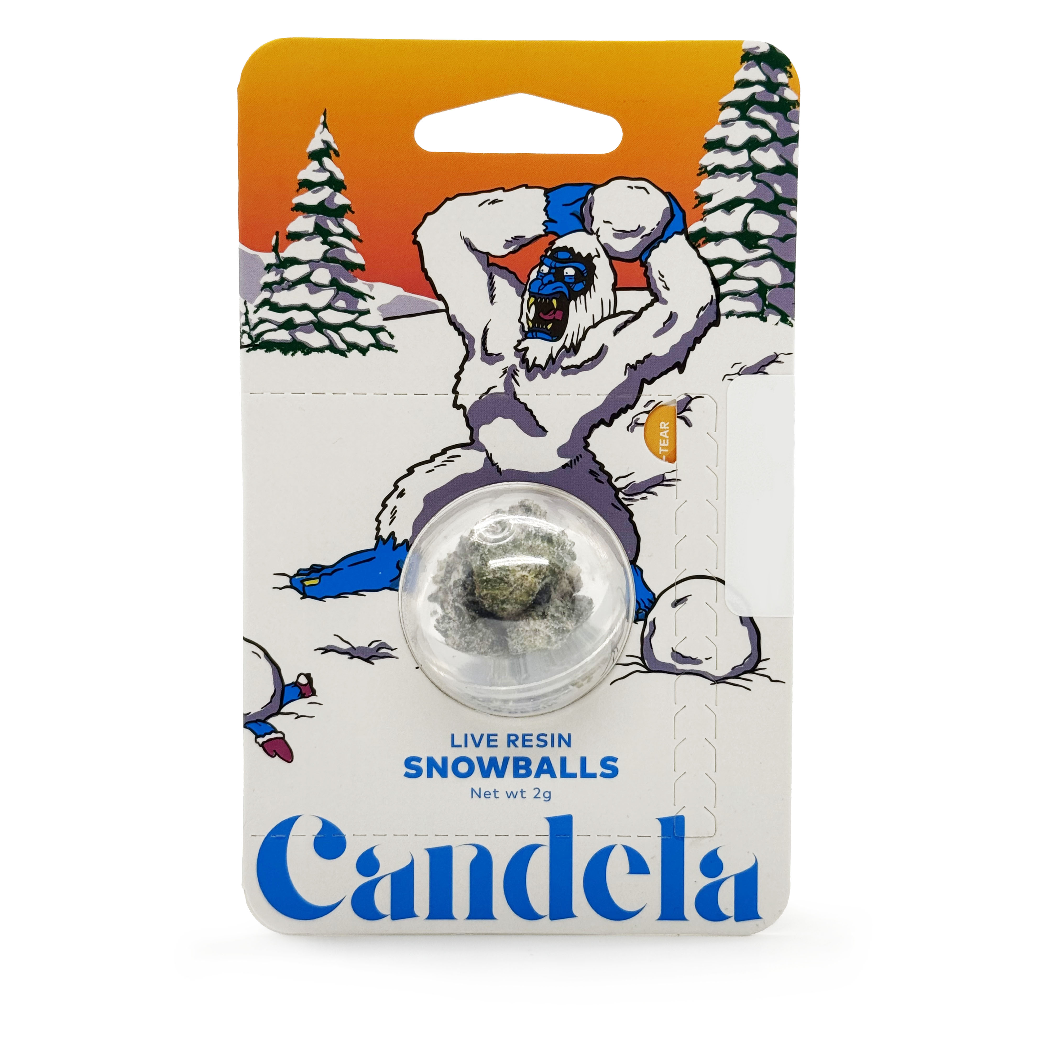 Photograph of product: Candela Uptown OG Live Resin Snowballs Rec - 2g