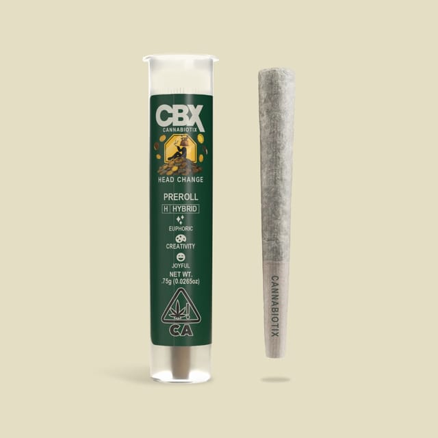 Photograph of product: CBX - Head Change - .75g Pre-Roll - 