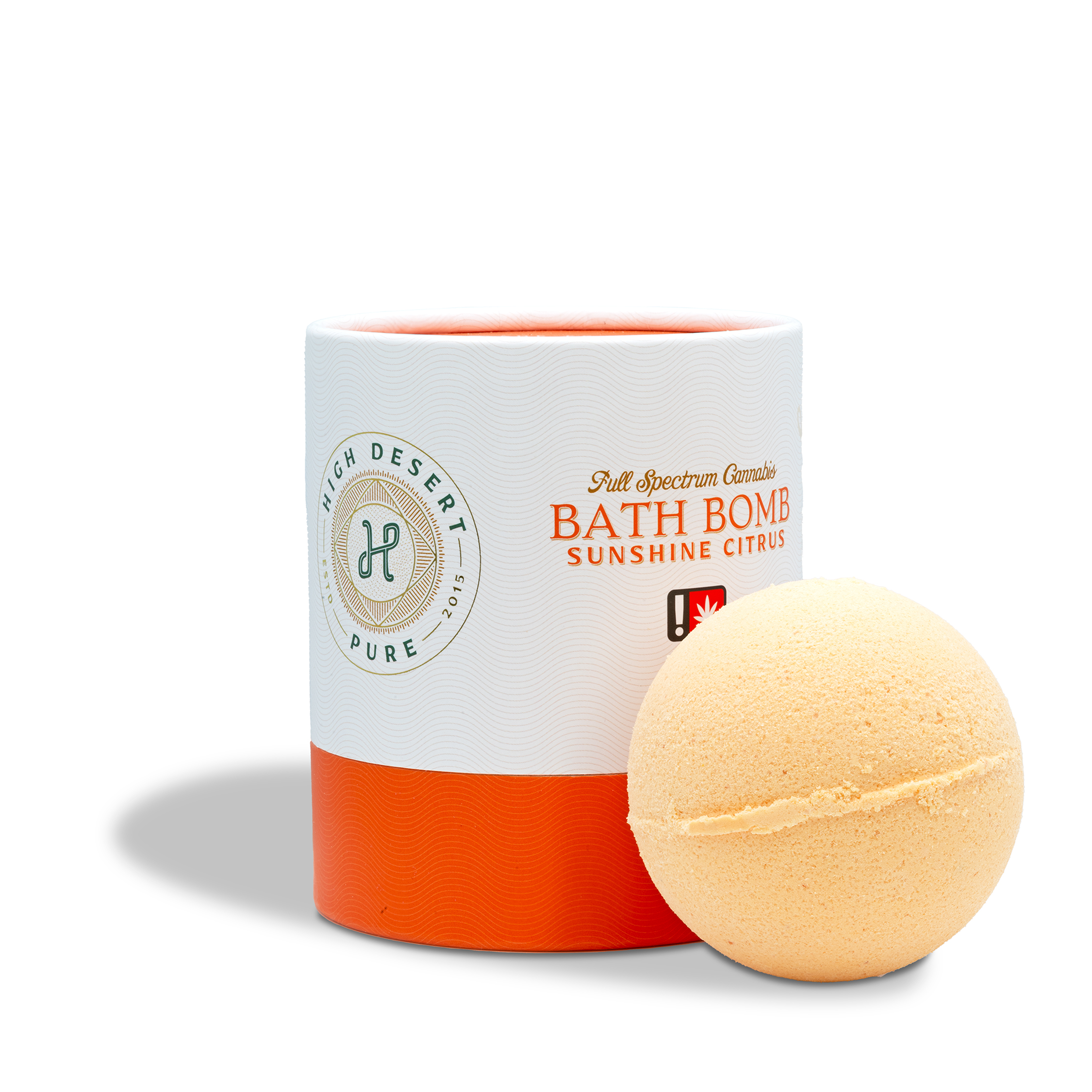 Photograph of product: High Desert Pure - Citrus Bath Bomb - 5.6oz