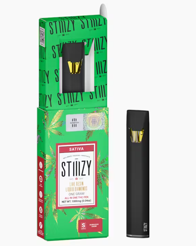 Photograph of product: GREEN CRACK LIVE RESIN LIQUID DIAMONDS AIO 1G