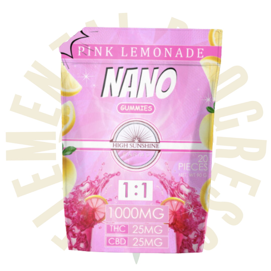Photograph of product: High Sunshine Farms - 1:1 TH-oui:CBD - Pink Lemonade