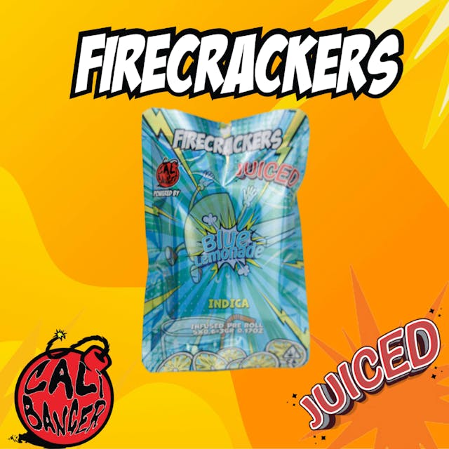 Photograph of product: Blue Lemonade | 3g | 5 x 0.6g Infused Preroll Pack - 