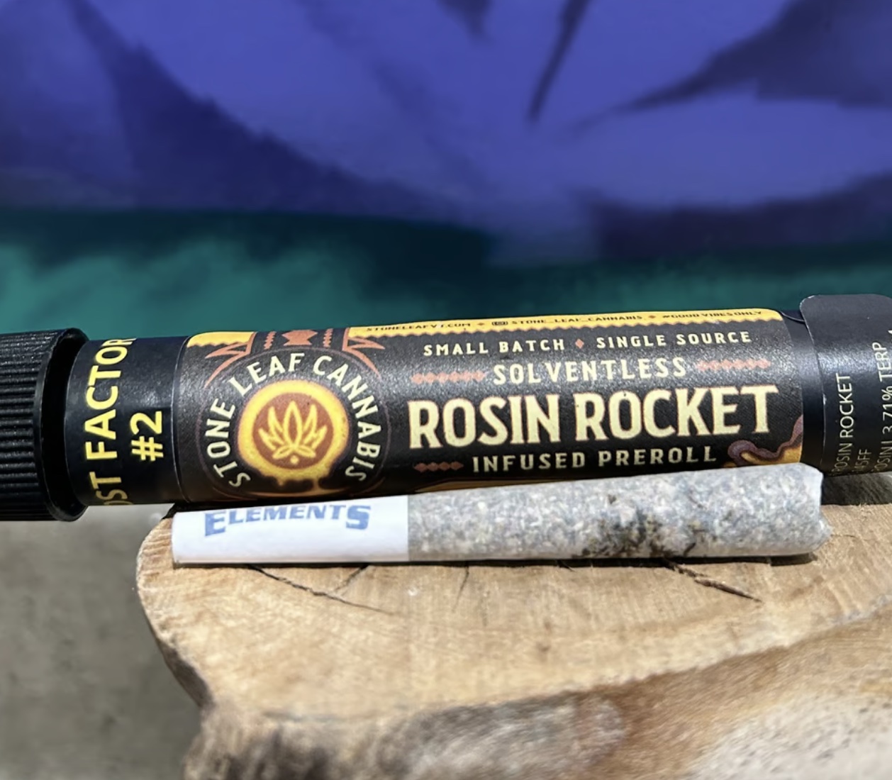 Photograph of product: Single Pre-Roll | Rosin-Infused | Frost Factory #2