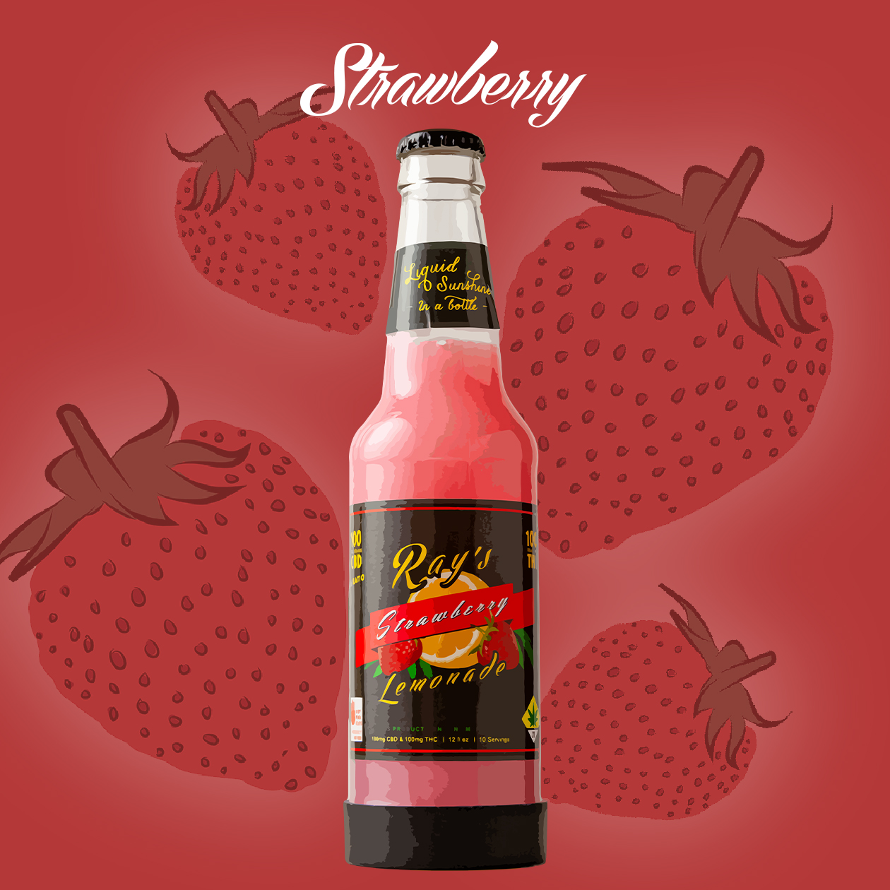 Photograph of product: Strawberry Lemonade | 100mg (DOH)