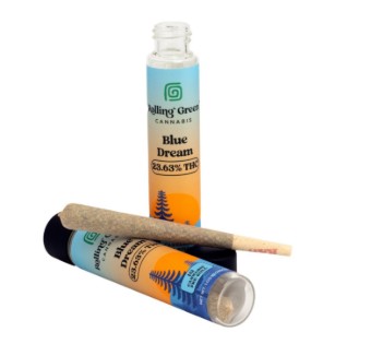 Photograph of product: Rolling Green | Biscotti | Pre-Roll | 1g