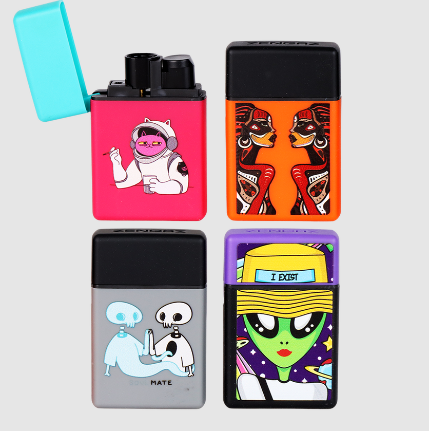 Photograph of product: Lighter - Zengaz - Jet Flame - Assorted Syles