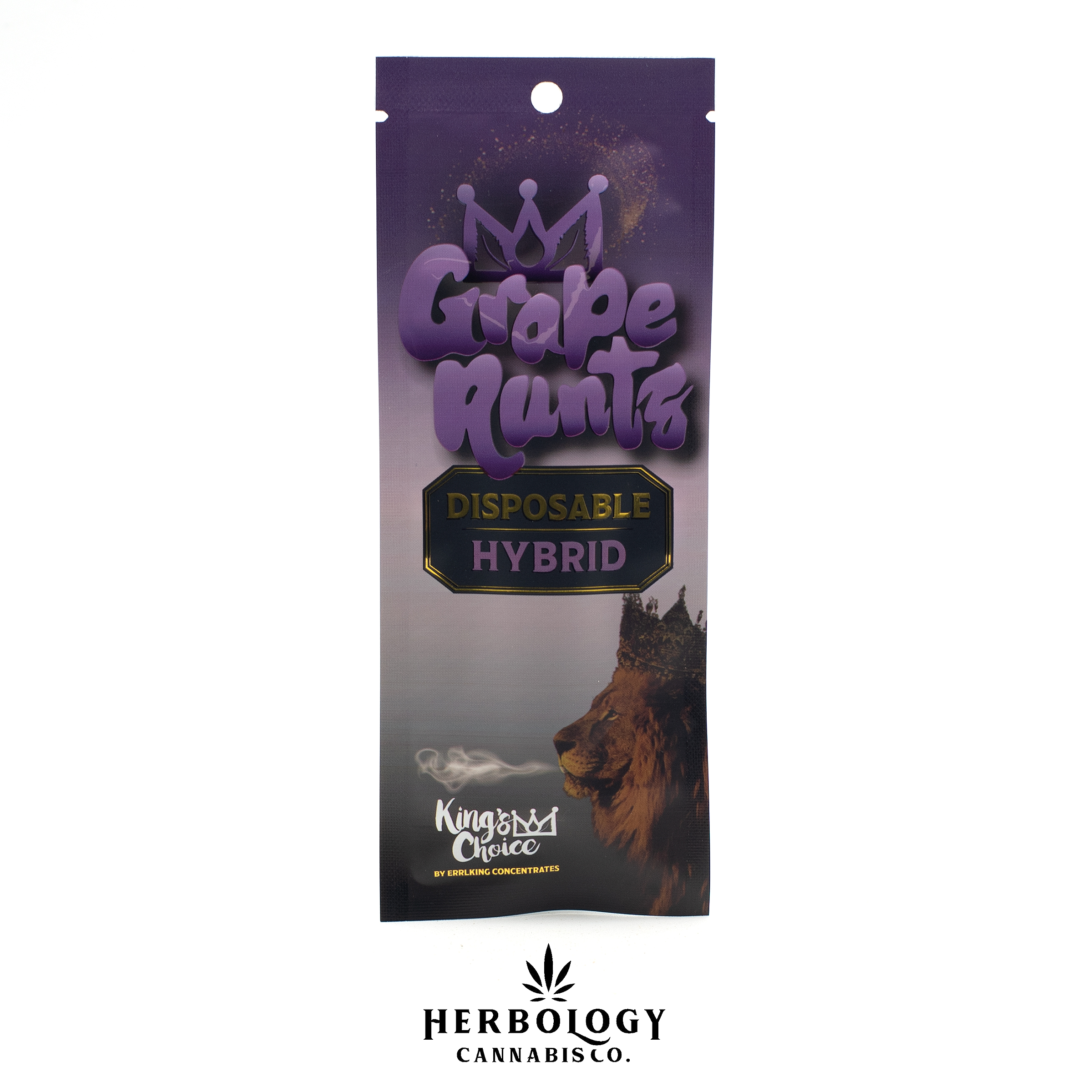 Photograph of product: Errlking | Disposable | King's Choice | Grape Runtz