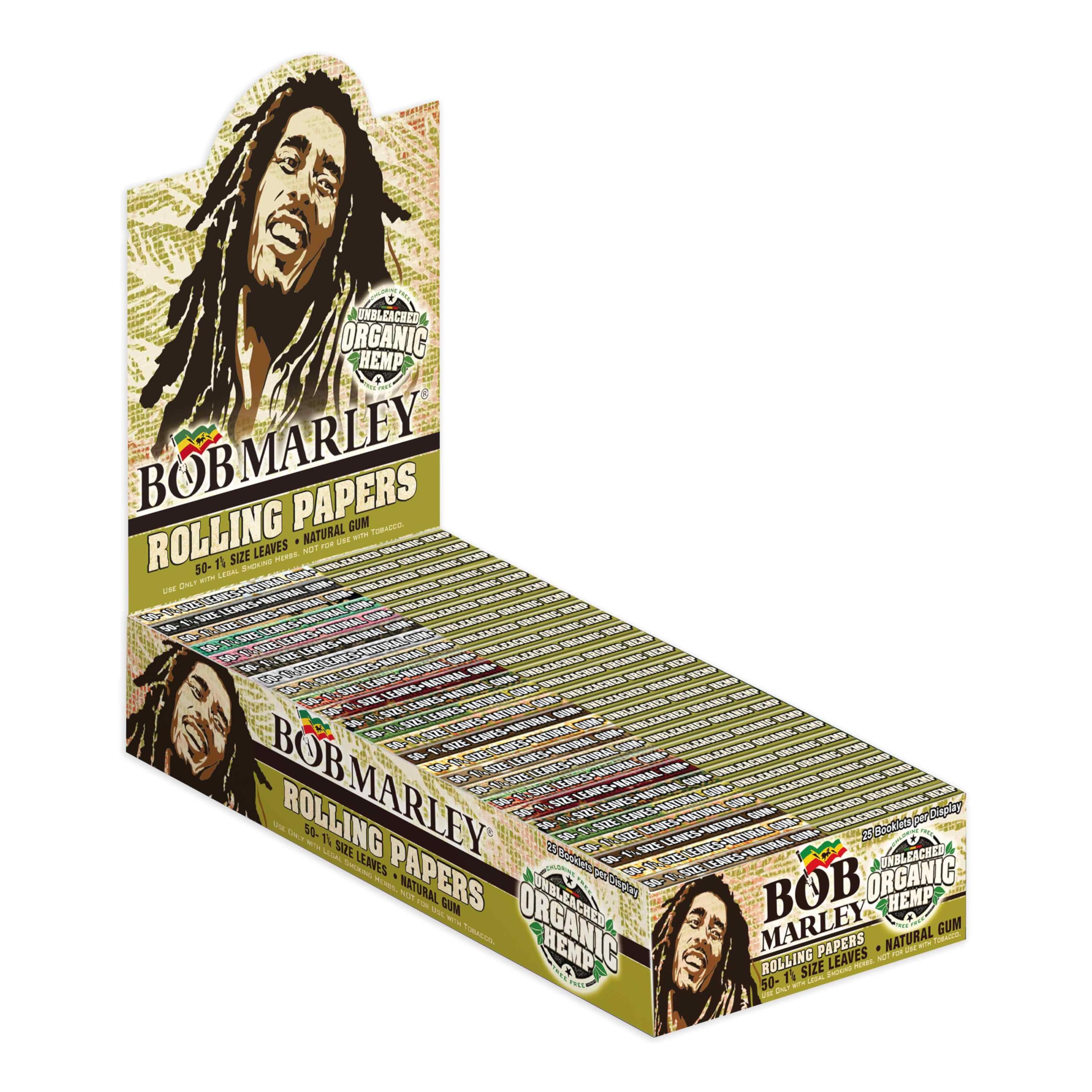 Photograph of product: Bob Marley | Unbleached Organic Hemp | King Size