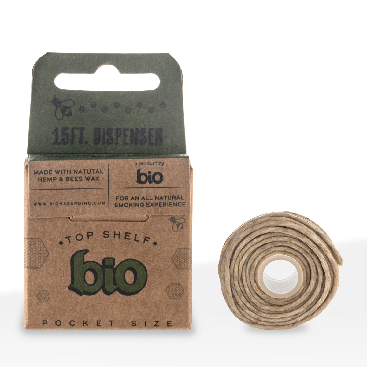 Photograph of product: Hemp Wick pocket size: 15ft