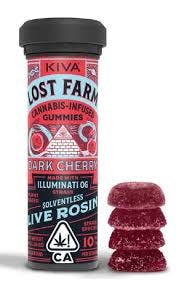 Photograph of product: Lost Farm Gummies - Hindu Kush Papaya Peach (I)
